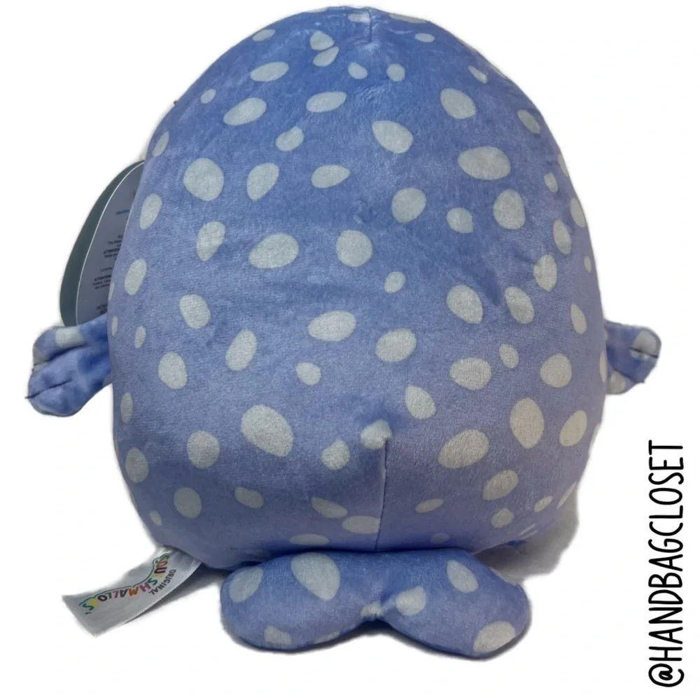 Squishmallow Gianna Periwinkle Purple Spotted Seal Plushie Stuffed Animal NWT
